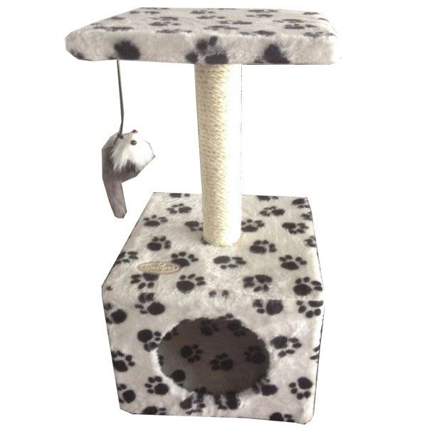 Haobay Velvet Colour Cube Studio Cat Post