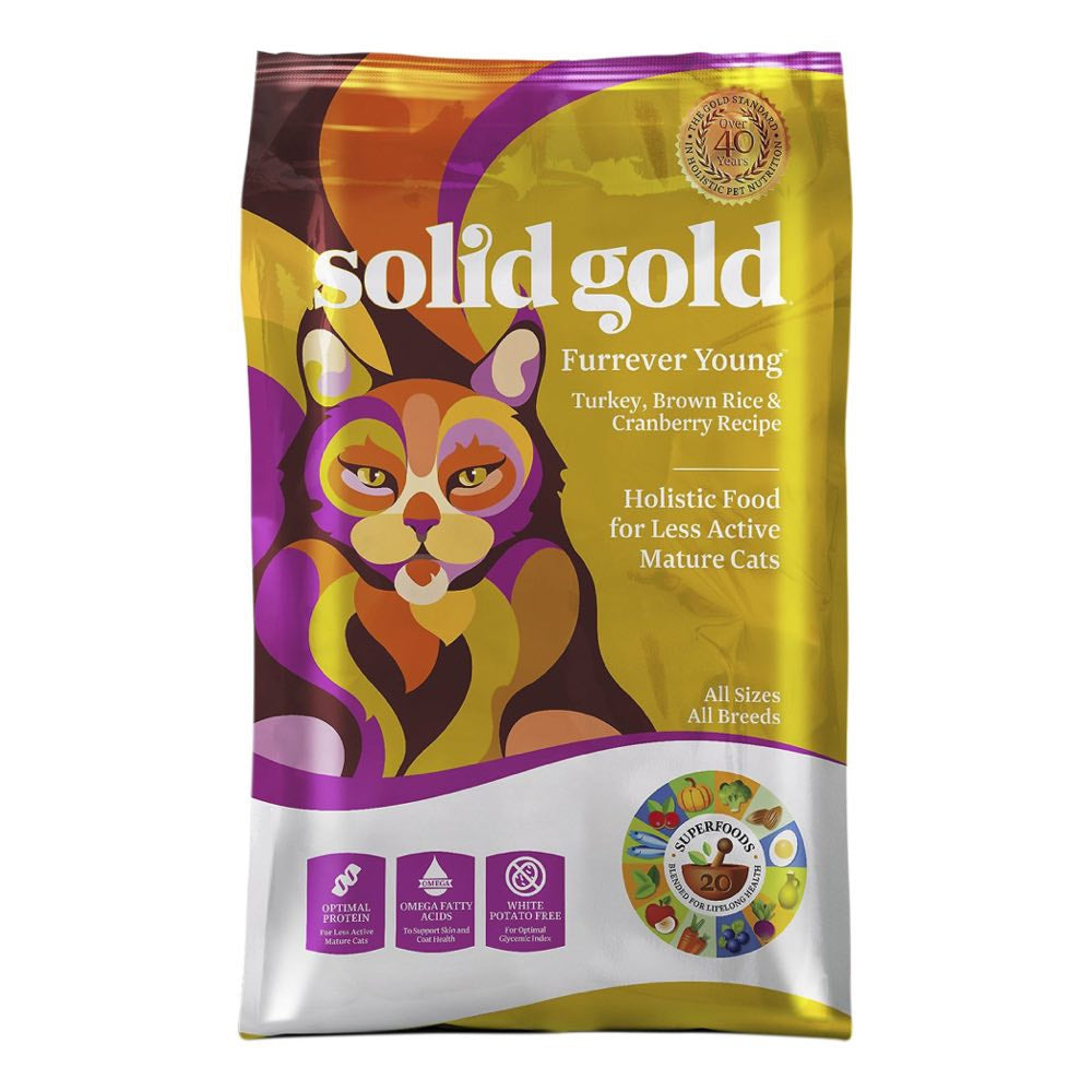 Solid Gold Furrever Young Senior Formula Dry Cat Food